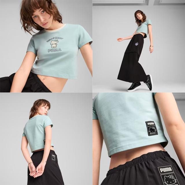 PUMA HELLO KITTY GRAPHIC BABY TEE 631613 プーマ ハローキティ 