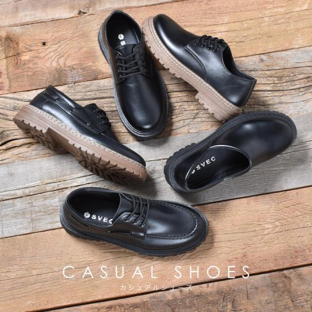 足袋 レースアップ シューズ 黒 メンズ 42 26-27㎝ ローファー ブーツ