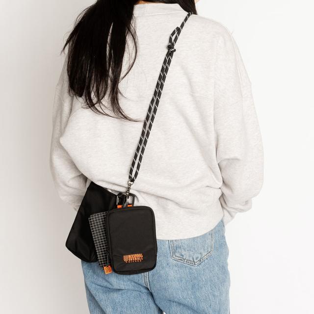 スマホショルダー メンズ レディース ミニショルダーバッグ 斜めがけ 本革 革 レザー 肩掛け ブランド 黒 ブラック おしゃれ かっこいい waku ワク KURO WK-0086 ショルダーバッグ ブランド メンズ レディース スマホショルダー