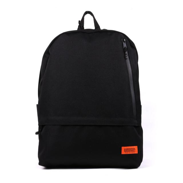 【取り寄せ商品】UNIVERSAL OVERALL リュック ユニバーサルオーバーオール バッグ ブランド メンズ レディース 大容量 通学 通勤 軽量 リュックサック マザーズリュック 背面ポケット 撥水 11ポケット 収納 可愛い ブラック 黒_2
