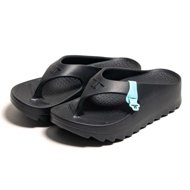 TELIC テリック リカバリーサンダル サンダル リカバリーシューズ リカバリー W-FLIP SHARK ダブルフリップ シャーク トングサンダル 厚底 メンズ シューズ 室内 コンフォートサンダル ビーチサンダル おしゃれ ブランド つっかけ 軽い 軽量 ブラック 黒 靴_2