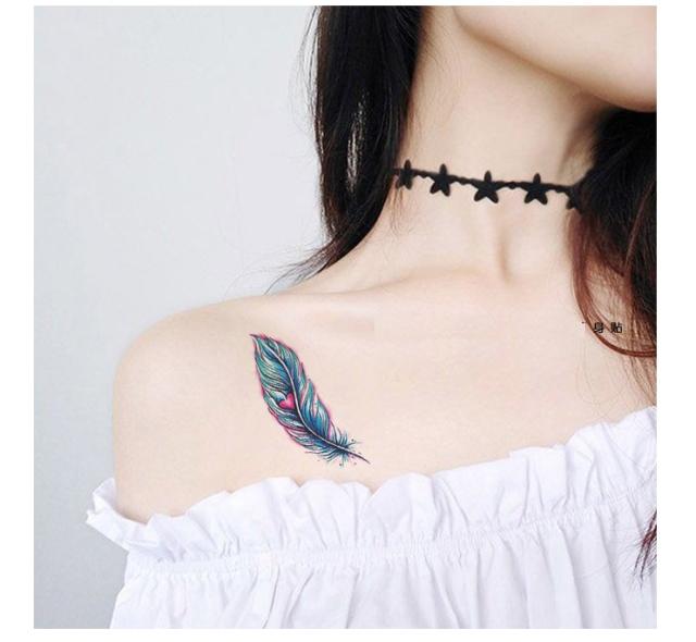 メール便無料 タトゥーシール 羽根 フェザー 盛れる個性派 セクシー 転写シール 入れ墨 タツー ハロウィン コスプレ の通販はau Pay マーケット ウィッグ通販ピンキー リファイン