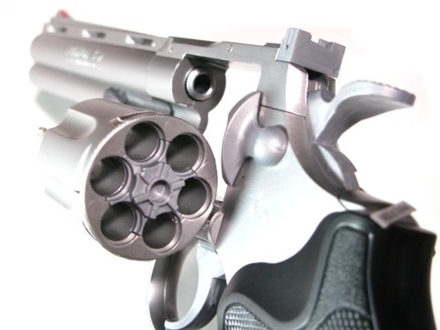 コルト パイソン 6in .357mag シルバー COLT PYTHON HOP-UP エアガン