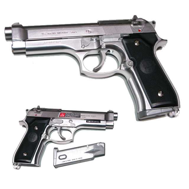 東京マルイ M92F ミリタリー クロームステンレス | 銀の備忘録