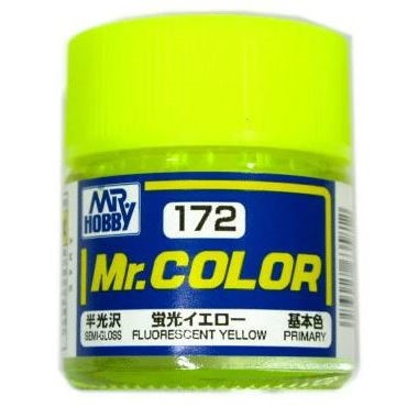 遠州屋 Mr カラー 172 蛍光イエロー 基本色 半光沢 Gsiクレオス 市 の通販はau Pay マーケット ホビーショップ遠州屋