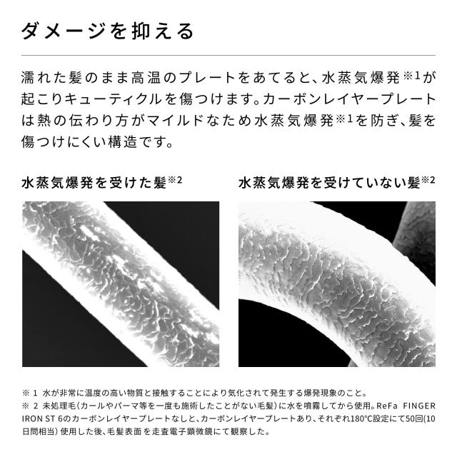 【正規取扱店】リファフィンガーアイロン ST 6（シャンパンゴールド）新生活 母の日 ReFa FINGER IRON ST 6 ヘアアイロン ミニ ストレートアイロン 充電式 クリスマス プレゼント ギフト 贈り物 ティーライフ 母の日_bc_5