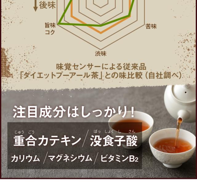 スッキリプーアール茶 ポット用120個入 (W焙煎 重合カテキン 没食子酸 カリウム 蒸気殺菌 健康茶 置き換え プーアル茶 プアール茶 雲南 中国茶 静岡 ティーバッグ ティーパック)《ティーライフ》_14