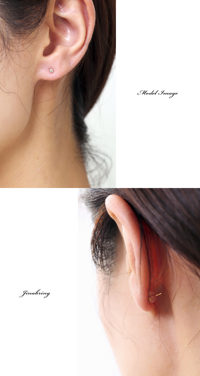 メール便 送料無料 シンプル ボール 本物 18金ポスト キャッチ シリコンキャッチ ボール 玉 球 スタッドピアス ピアス メンズ レデの通販はau Pay マーケット シルバーアクセサリー Jina Bring