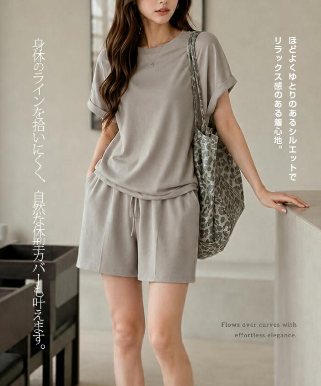 600円OFFクーポン！半袖 短パン セットアップ tシャツ パンツ
