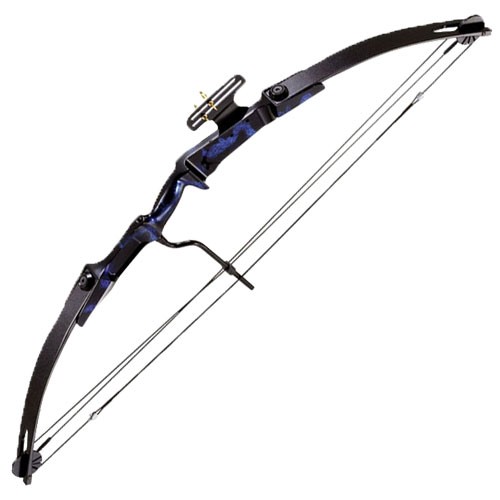 PerfectLine社製COMPOUND BOW 55ポンドアーチェリー ブルーカーボン