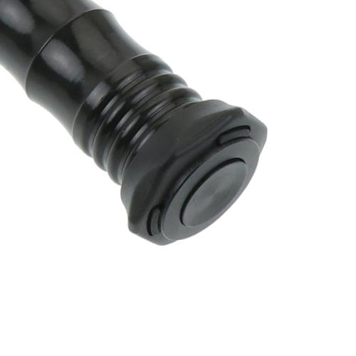 県警エアウェイト　ホルスター　セット　グリップ交換済み オートロック警棒 ウェイブグリップ 26 プラスチックホルスター付きの