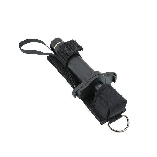 ホワイトウルフ4140カスタムスチール警棒　16インチ　鍔付【全日本防犯グッズ協会推奨品】三段特殊警棒 伸縮式 約41.5cm 合皮グリップ
