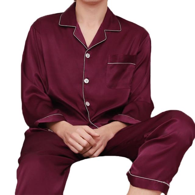 サテン パジャマ 長袖 メンズ レディース ペア 生地 トップス パンツ 前開き カップル 上下セット ルームウェア リラックスウェア セクシの通販はau Pay マーケット Falo ファロ