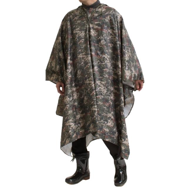 レインウェア ポンチョ メンズ レディース 雨具 カッパ 合羽 雨合羽 レインコート ミリタリー サバゲー アウトドア 登山 防水の通販はau Pay マーケット Falo ファロ