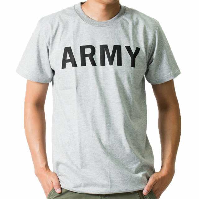 Army プリント Tシャツ メンズ 半袖 S Xxl 全5色 白 黒 グレー ネイビー カーキ グリーン カジュアル アメカジ ミリタリー 綿100の通販はau Pay マーケット Falo ファロ