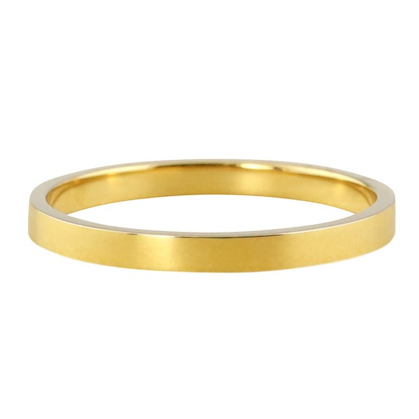 平打ちリング ２mm幅 18金 指輪 メンズ K18 ゴールド シンプル フラット リング 結婚指輪 ペアリング 日本製 送料無料の通販はau PAY  マーケット - ジュエリーアイ | au PAY マーケット－通販サイト
