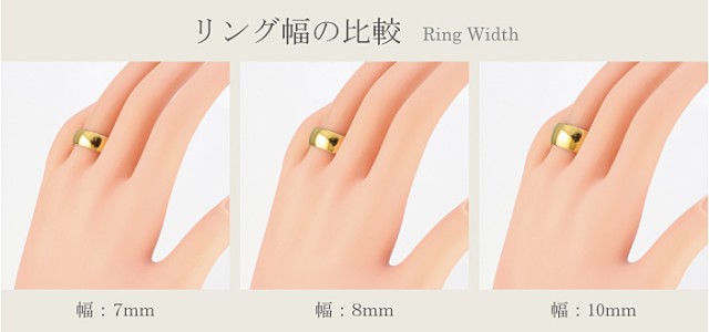 K18 18金 リング 甲丸 サイズ＃9 結婚指輪　c