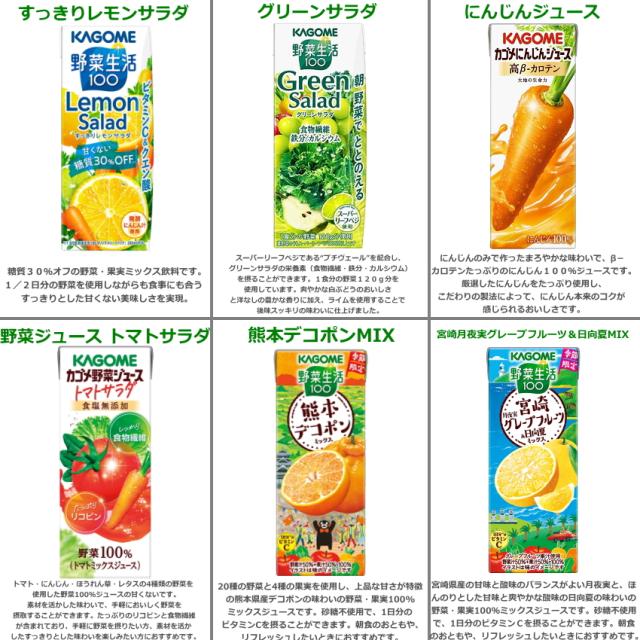 12本単位で4種類を選択 送料無料 カゴメ 野菜ジュース 200ml紙パック