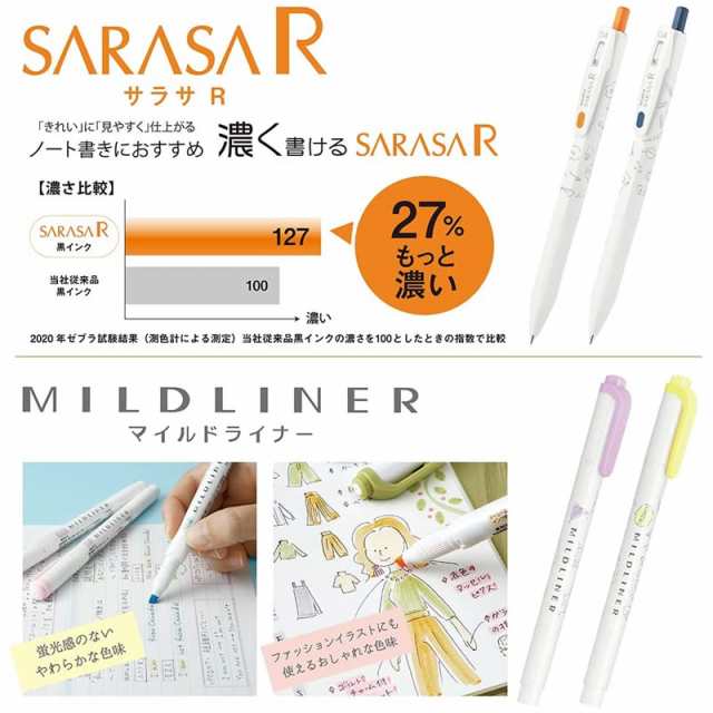 PAY　ゼブラ　マーケット－通販サイト　PAY　マーケット　ZEBRA　LINER（マイルドライナー）　WKT7-WC【限定】ラインマーカー　ホワイトシリーズ　MILD　/【メール便OK】の通販はau　城下文化堂　au