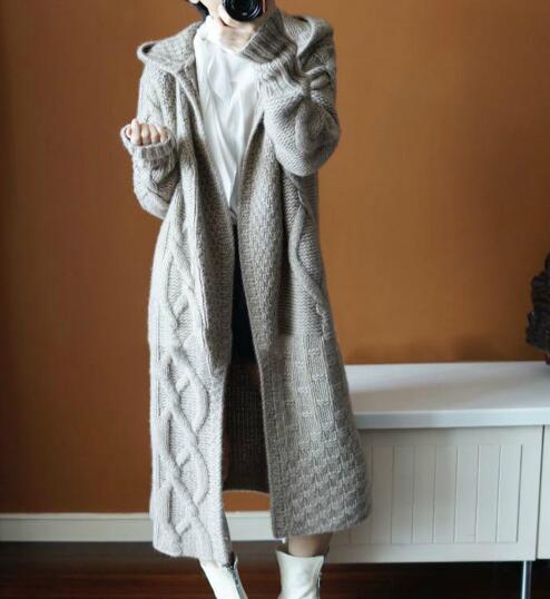ケーブルニットフードロングカーディガン コーディガン アウター トップス カジュアル きれいめ Aw 秋冬 の通販はau Pay マーケット ヴェロニカ 4980で送料無料 安カワ Veronica