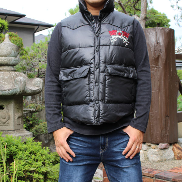 Sale ドクロ ベスト 和柄中綿ベスト Bt11 スカル 和柄ジャケット 和柄パーカー 特攻服 和柄メンズ ドクロ ダウンベストvansonバンの通販はau Pay マーケット 和柄神