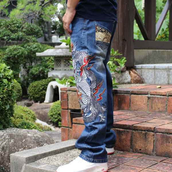 Vintage Dragon Denim ドラゴン　龍　ジーンズ　和デニム