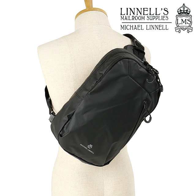 マイケルリンネル MICHAEL LINNELL ボディバッグ [MLAC-30 SS24] 8L BODYBAG メンズ・レディース 鞄 ワンショルダー スリングバッグ Blac