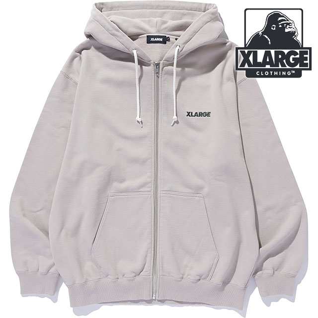 エクストララージ XLARGE パーカー スタンダードロゴ ジップフーディー スウェットシャツ [101243012005 FW24] STANDARD LOGO ZIP HOODED