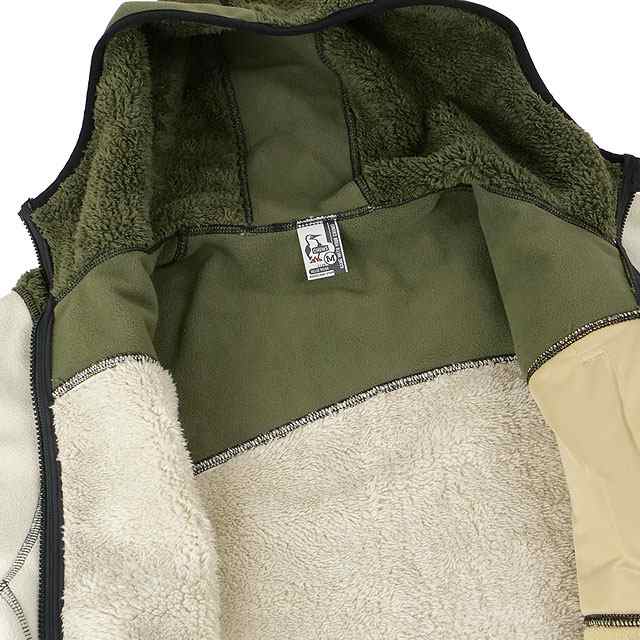 チャムス CHUMS ボンディング フリース パネル パーカー [CH04-1419 FW24] M Bonding Fleece Panel Parka メンズ アウター 防風 マイクロ