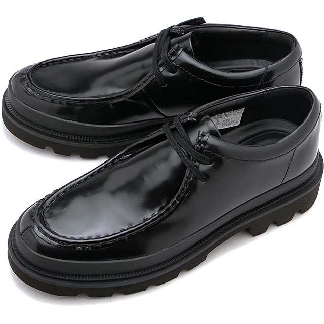 クラークス Clarks バデル シーム [26178241 FW24] M Badell Seam メンズ 靴 男性用 レザーモカシンシューズ Blk-HiShine-Lea