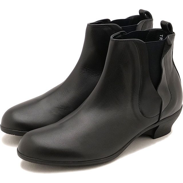 ショセ トラベルシューズ TRAVEL SHOES by chausser トラベル シューズ バイ ショセ サイドゴアヒールブーツ [TR-023 FW25] Sidegore heel boots レディース 靴 日本製 防水 ビブラム ブラック BL 正規取扱店