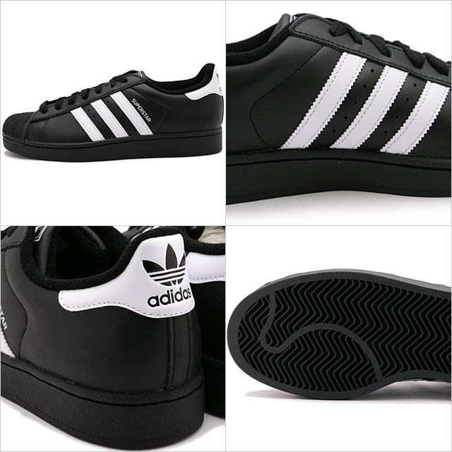 アディダス オリジナルス adidas Originals スニーカー スーパースター2 [NJG92/JI0079 SS25] SUPERSTAR II メンズ・レディース 靴 シューズ コアブラック/フットウェアホワイト/コアブラック 正規取扱店