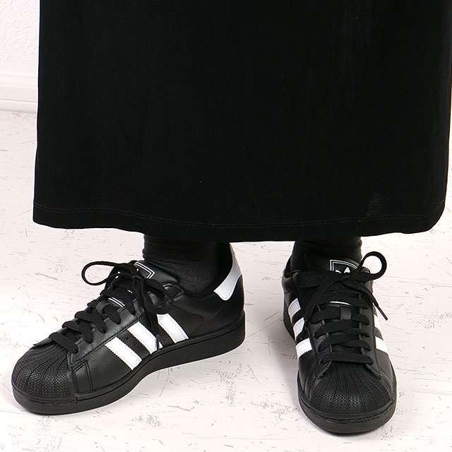 アディダス オリジナルス adidas Originals スニーカー スーパースター2 [NJG92/JI0079 SS25] SUPERSTAR II メンズ・レディース 靴 シューズ コアブラック/フットウェアホワイト/コアブラック 正規取扱店
