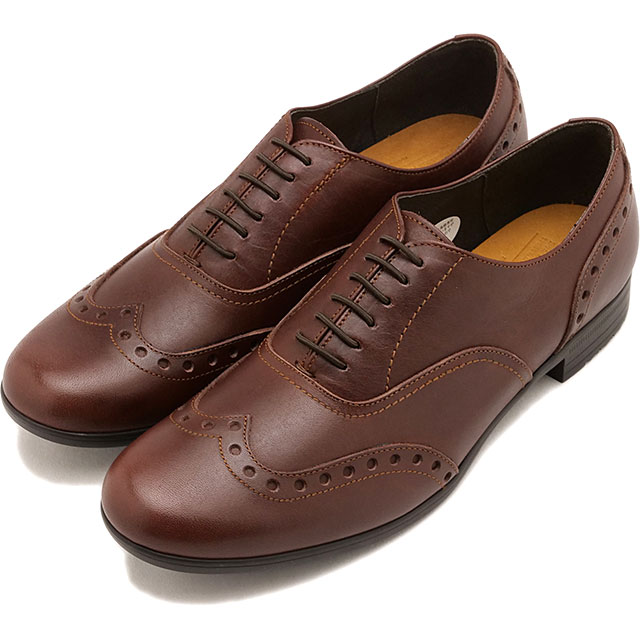 ショセ トラベルシューズ TRAVEL SHOES by chausser トラベル シューズ バイ ショセ ウィングチップ レースアップシューズ [TR-004 FW25] WING TIP SHOES レディース 革靴 日本製 防水仕様 DBR-TN 正規取扱店