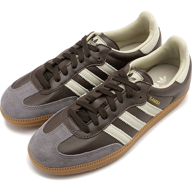 アディダス オリジナルス adidas Originals スニーカー サンバ OG [ID1481 FW25] SAMBA OG レディース 靴 シューズ ブラウン/パテグレー/ゴールドメタリック 正規取扱店