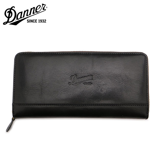 ダナー Danner ラウンド ロングウォレット [B-016/688839-0001 FW25] ROUND LONG WALLET メンズ 長財布 革製 BLACK 正規取扱店