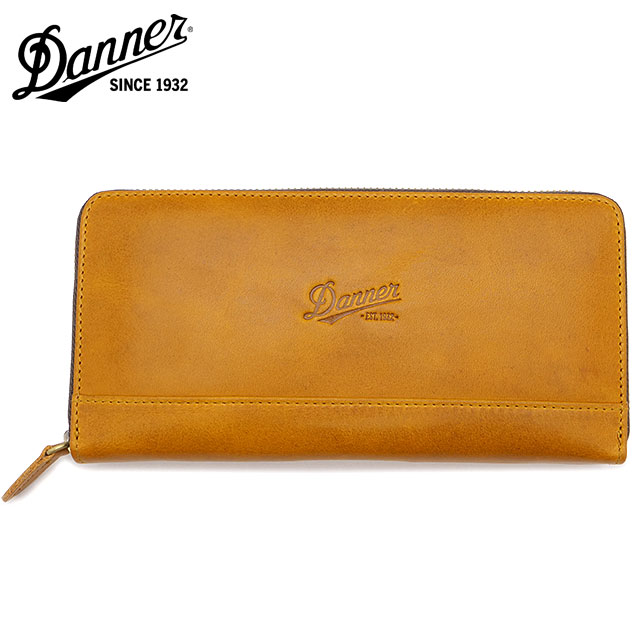 ダナー Danner ラウンド ロングウォレット [B-016/688839-0003 FW25] ROUND LONG WALLET メンズ 長財布 革製 CAMEL 正規取扱店