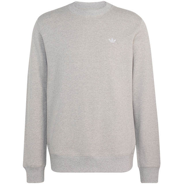 アディダス オリジナルス adidas Originals メンズ トレフォイル エッセンシャルズ クルー フレンチテリー [SD248/KT2453 FW26] TREFOIL ESSENTIALS CREW FRENCH TERRY ユニセックス スウェット トレーナー ワンポイント カジュアル 快適 ミディアムグレーヘザー 正規取扱店 6,424円