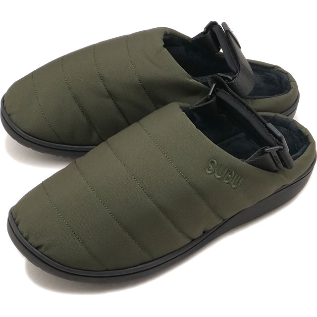 スブ SUBU サンダル ナンネン プラスエイチ [SN-14 FW26] NANNEN+H メンズ・レディース 難燃 焚き火 防寒 スリッポン 中綿 キャンプ アウトドア 外履き KHAKI 正規取扱店