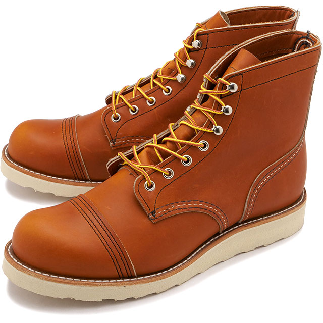 レッドウィング REDWING アイアンレンジャー メンズ ワークブーツ ＃8083 IRON RANGER RED WING Dワイズ ホーソーンミュールスキナーラフアウト ベージュ系 レッドウィング] ワークブーツ IRON RANGER メンズ レッドウィングの