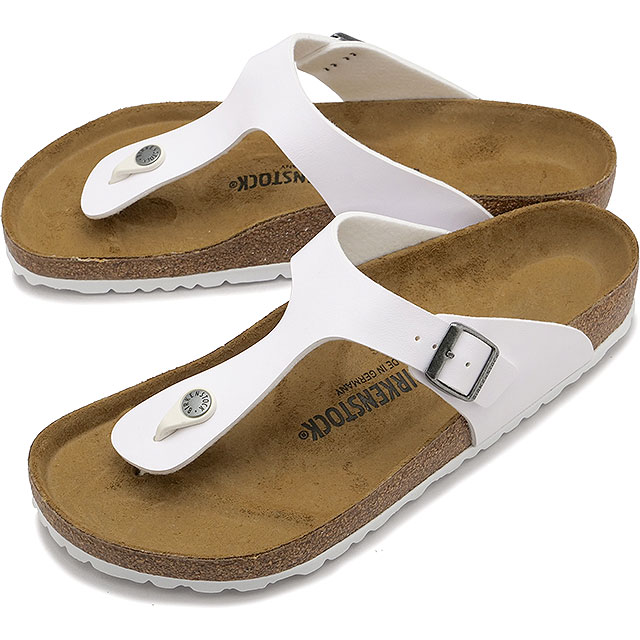 ビルケンシュトック BIRKENSTOCK メンズ サンダル ギゼ ビルコフロー [745531 SS24] GIZEH BS ＦＲＧ製 コンフォートサンダル 思わしいサンダル WHITE | BIRKO-FLOR 定まり取りまわし店