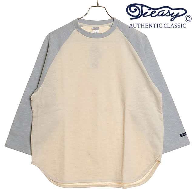 ティージー Tieasy × mischief メンズ HDCS ラグラン 3/4 クルーネックTシャツ [te001CR34-SP SS24] 別注 HDCS RAGLAN 3/4 CREW-T トッ