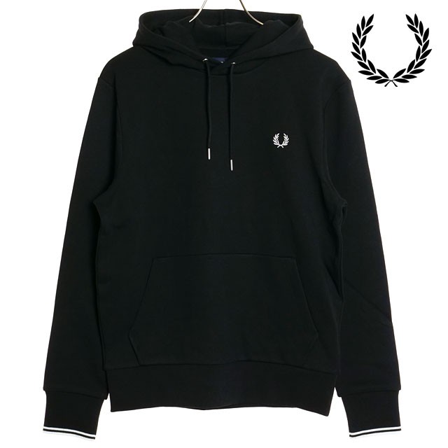 フレッドペリー FRED PERRY ティップド フーデッドスウェットシャツ [M2643-102] TIPPED HOODED SWEATSHIRT メンズ トップス プルオーバ