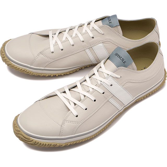 限定モデル スピングル SPINGLE スニーカー [SP167YY SS25] SP-167YY メンズ・レディース 日本製 カンガルーレザー Ivory/White 正規取扱店