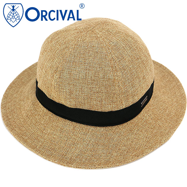 オーシバル ORCIVAL 6パネル ナチュラルハット [OR-H0281-RLP] 6PANEL NATURAL HAT 日本製 メンズ・レディース 帽子 ワイドブリムハット 手洗い可能 BEIGE 正規取扱店【coupon】