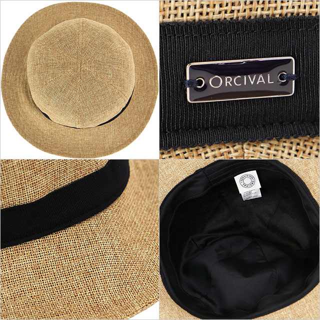 オーシバル ORCIVAL 6パネル ナチュラルハット [OR-H0281-RLP] 6PANEL NATURAL HAT 日本製 メンズ・レディース 帽子 ワイドブリムハット 手洗い可能 BEIGE 正規取扱店【coupon】_2