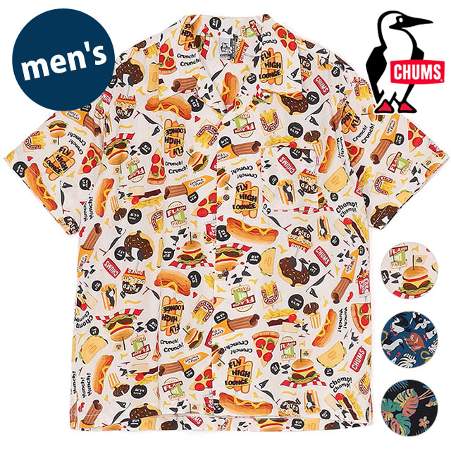 チャムス CHUMS チャムロハシャツ [CH02-1233 SS25] M Chumloha Shirt メンズ トップス 半袖 アロハシャツ 正規取扱店