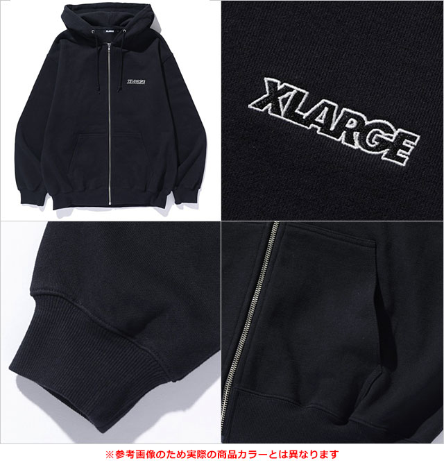 エクストララージ XLARGE メンズ OGボックス ジップアップフーデッド スウェットシャツ [101261012001 SS26] OG BOX ZIP UP HOODED SWEATSHIRT トップス 長袖 ジップパーカー グレー ASH 正規取扱店
