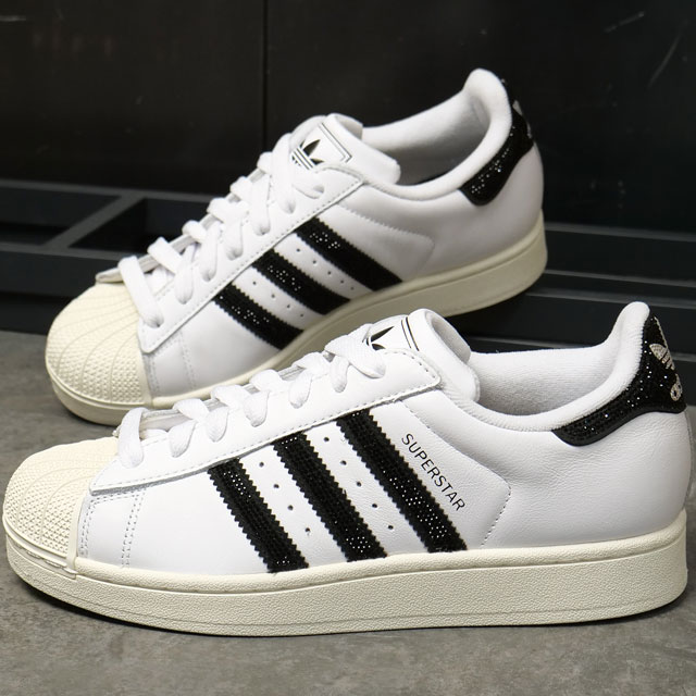 アディダス オリジナルス adidas Originals スニーカー レディース スーパースター 2 ウィメンズ [HQ2285 SS26] SUPERSTAR II W プレミアムレザー ローカット 白黒 フットウェアホワイト/コアブラック/オフホワイト 正規取扱店 アディダス オリジナルス adidas Originals スニーカー レディース