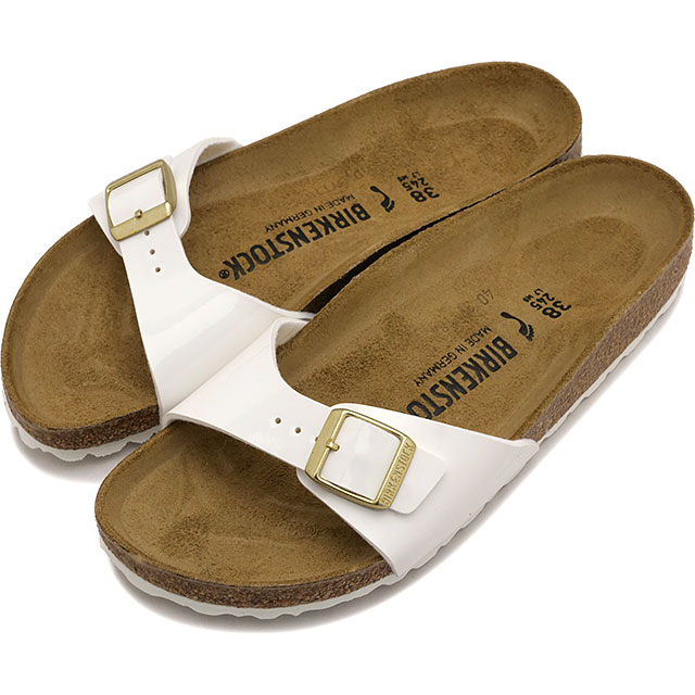 ビルケンシュトック BIRKENSTOCK サンダル レディース マドリッド [1005310 SS26] MADRID 靴 ドイツ製 コンフォートサンダル 白 PATENT-WHITE | BIRKO-FLOR 正規取扱店